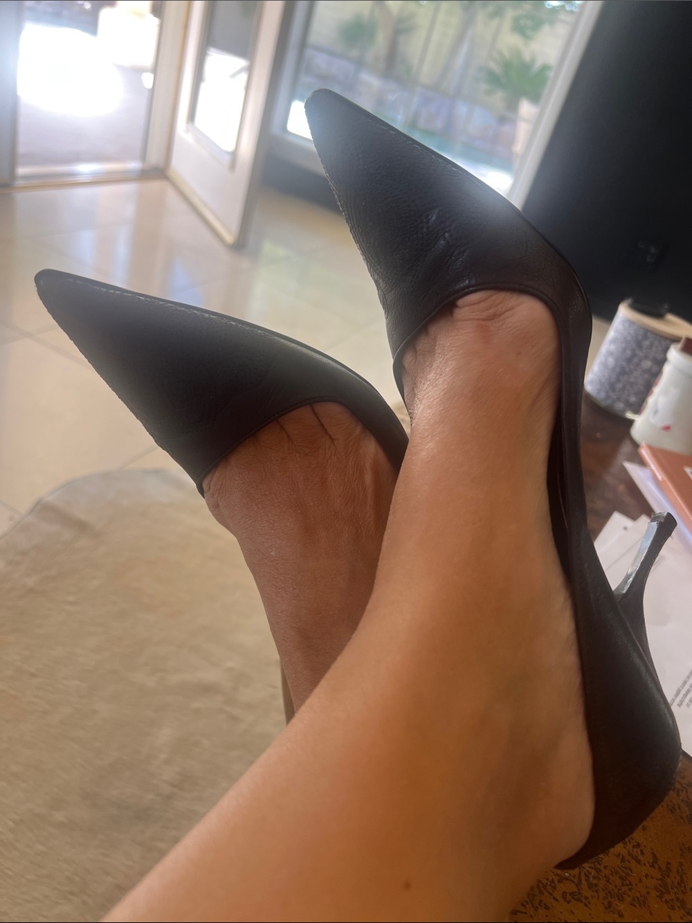 Prada textured leather pumps IT 40